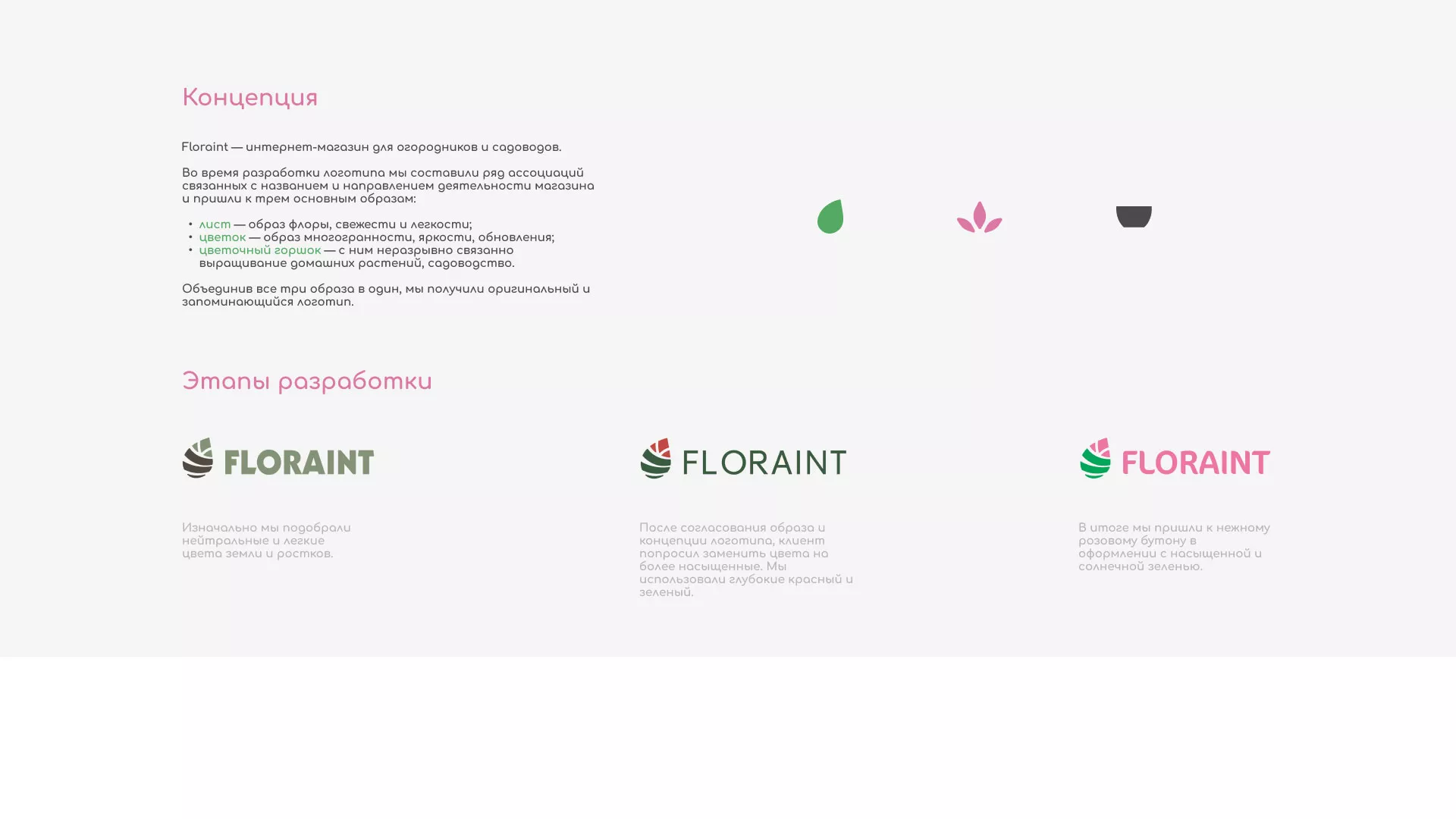 Создание логотипа и интернет-магазина «FLORAINT» в Балаково