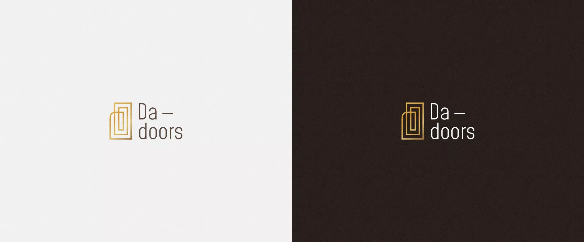 Разработка логотипа для компании «DA-DOORS» в Балаково